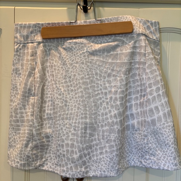 J Lindeberg Skort size M AMELIE Grey Croc - Picture 2 of 4